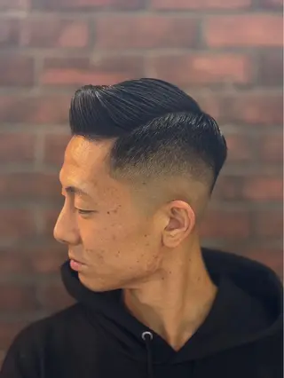 ショート メンズ barber shopのヘアスタイル