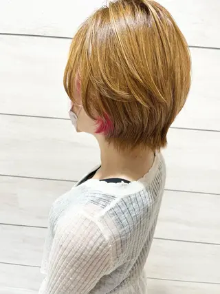 ショート カラー noll【今池駅前】 池田碧花のヘアスタイル