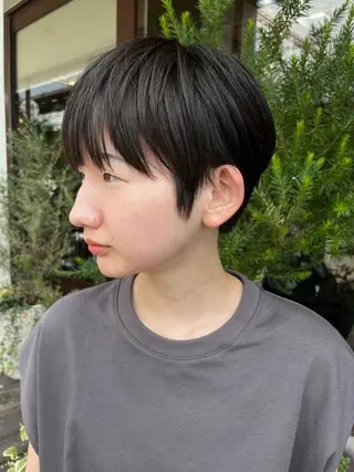 ショート YUI🍊 ボブ/メンズパーマのヘアスタイル