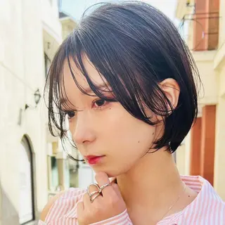 ミディアム カラー パーマ ヘアアレンジ メンズ キッズ ネイル マツエク・マツパ アイブロウ 丁寧なカウンセリング 🌿Chiemi🌿のヘアスタイル