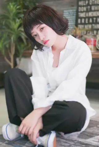 ショート ミディアム セミロング ロング カラー パーマ 加藤 琢也のヘアスタイル
