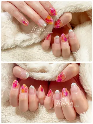 ネイル フルリール 【プライベートサロンのネイルデザイン