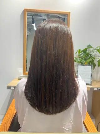 ロング カラー 武田 綺音のヘアスタイル