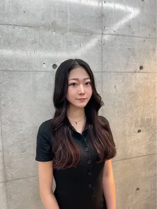 セミロング MIL 心斎橋【髪質改善/ブリーチ/ハイトーン/透明感】所属・心斎橋美容師 🎀mitsukiのヘアスタイル