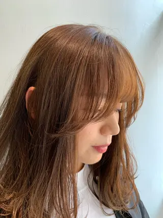セミロング カラー 怪我のため6月末 復帰予定田中瑞希🍃のヘアスタイル