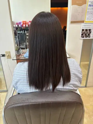 セミロング 尾崎 優花のヘアスタイル