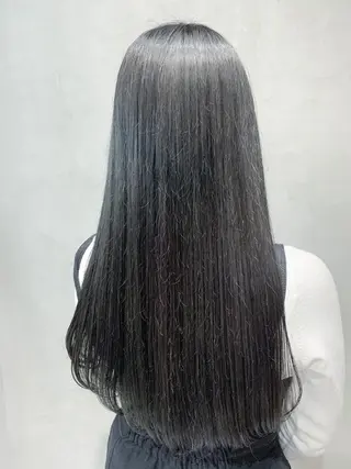 セミロング カラー ヘアアレンジ ミニボブ/ブリーチ 🌈MISATOのヘアスタイル