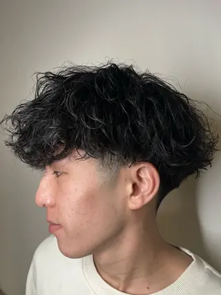 パーマ メンズ カット/パーマ/カラ ー清本耕介のヘアスタイル