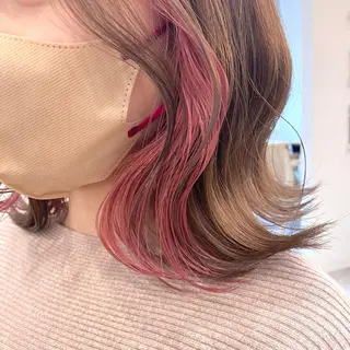 ミディアム akina＊ブリーチ ♡トレンドヘアのヘアスタイル
