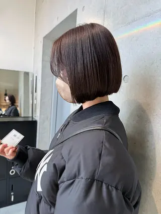 セミロング カラー 【銀座】艶髪/上品な カラー特化/涼/駅近のヘアスタイル
