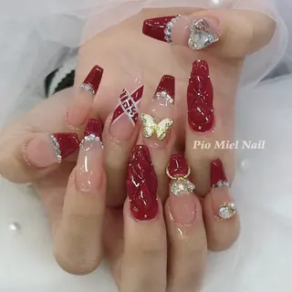 ネイル HANA 長さだしのネイルデザイン