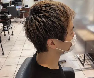 ショート メンズ MATSURI BASE.AWAJIのヘアスタイル