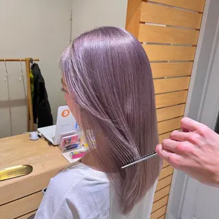 ミディアム カラー ✨髪質改善🎨 杉本賢人のヘアスタイル