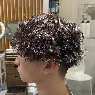 ショート パーマ メンズ メンズカット/ニュア ンスパーマkaitoのヘアスタイル