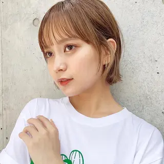 ショート カラー レイヤー専門家 ダブルカラー修のヘアスタイル