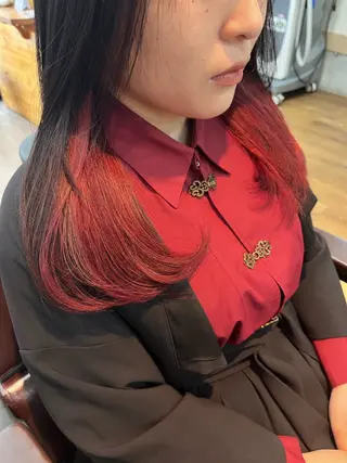 ロング カラー 🫧ハイトーン/ ブリーチ🫧白石航汰のヘアスタイル