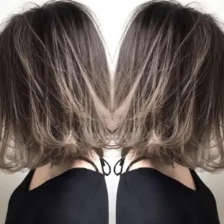 ミディアム ricca♪ 反町のヘアスタイル