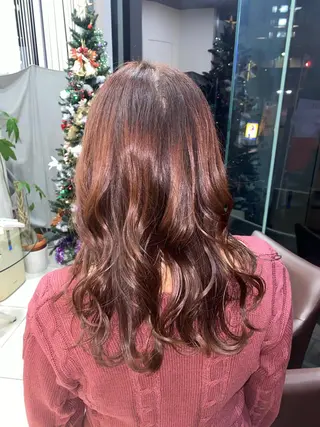 セミロング カラー 🩰 艶髪美髪 shiori🫧のヘアスタイル