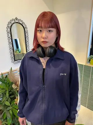 ミディアム カラー 🩷ハイトーン透明感 レイヤー🩷ユリカのヘアスタイル