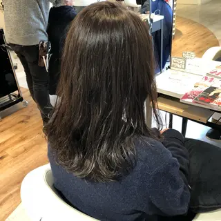 ミディアム カラー 金子 富士のヘアスタイル