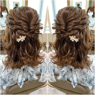 ミディアム ヘアアレンジ 韓国hair🦋 Nanaのヘアスタイル