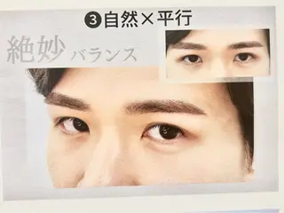 メンズ アイブロウ よしやま くみのマツエク・マツパデザイン