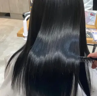 ロング 髪質改善/堀江 ケアカラーtoshiのヘアスタイル