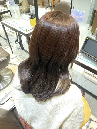 セミロング 韓国ヘア🍒渡辺 咲🍒のヘアスタイル
