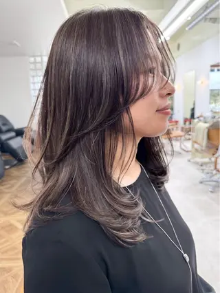 ショート カラー ヘアアレンジ 🫧透明感カラー/ 艶カラー🫧namiのヘアスタイル
