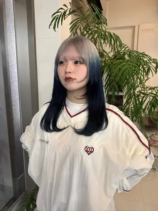 カラー 松下 英奈のヘアスタイル