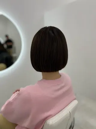 ショート カラー ✄﻿aini天王寺 ✄﻿ゆ乃のヘアスタイル