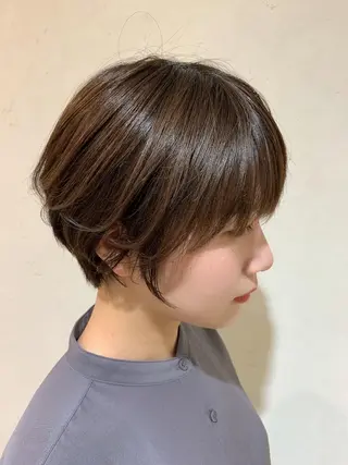 ショート カラー 💎髪質改善/縮毛 矯正💎メンズパーマのヘアスタイル
