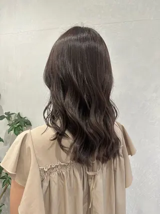 セミロング カラー ✄折橋 彩花🐶🍑のヘアスタイル