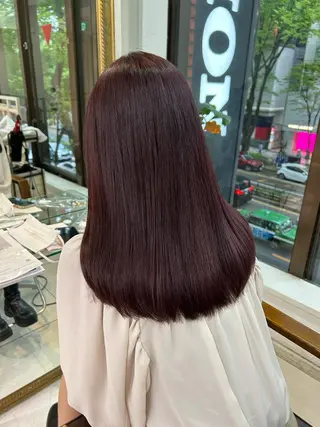 ロング カラー 透明感カラー 古山 結季🌙🖤のヘアスタイル