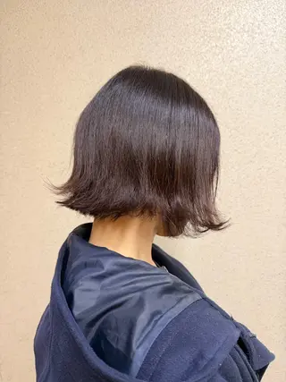 ミディアム カラー ツヤ重視 ワンカラー🫧Mioのヘアスタイル