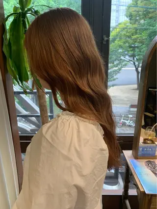 ロング ハイライトカラーなら 川嶋宏旭 栄 矢場町のヘアスタイル