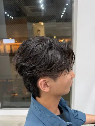パーマ メンズ fifth天神 パーマ特化/石橋航海のヘアスタイル