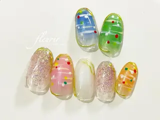 ネイル フルリール 【プライベートサロンのネイルデザイン