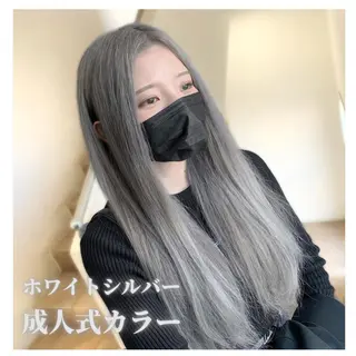 ロング カラー ヘアアレンジ VIM hairおもろまち店のヘアスタイル