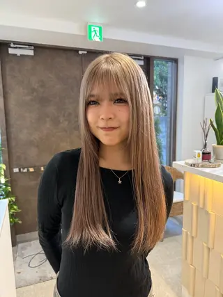 ロング 似合わせスタイル☁️ 堀内志茉🍀のヘアスタイル