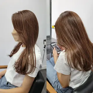 ロング 平田 広大のヘアスタイル