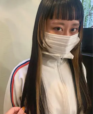 ロング カラー ボブ/顔まわりカット 💫大澤奈緒美のヘアスタイル