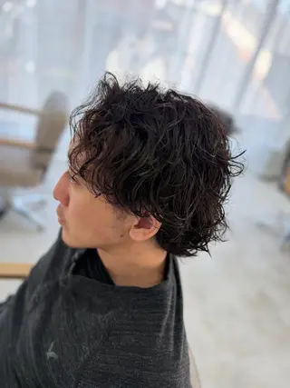 パーマ メンズ 城崎如哉/ /メンズスタイルのヘアスタイル