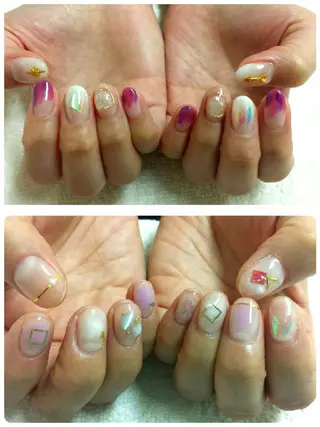 ネイル 河野ちえ (雑誌掲載サロン)のネイルデザイン