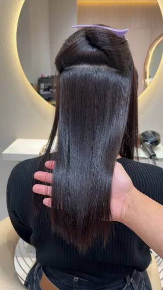 ロング カラー 縮毛矯正✨🫧 レイヤー川村利幸のヘアスタイル