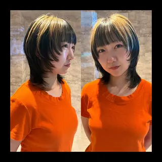 ミディアム カラー mai / linoah˚✧のヘアスタイル