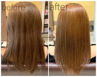 セミロング モードケイズJR尼崎 トップサロンdのヘアスタイル