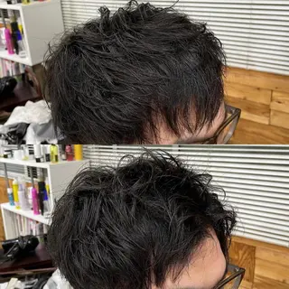 ショート メンズ かんばら りょーいのヘアスタイル