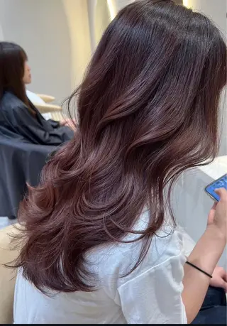 ロング カラー 小野 竜聖のヘアスタイル