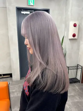 ロング カラー ブリーチ ハイトーン 特化🌈フジタハルキのヘアスタイル